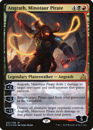 Angrath, Minotaur Pirate [Rivals of Ixalan] | Fandemonia Ltd