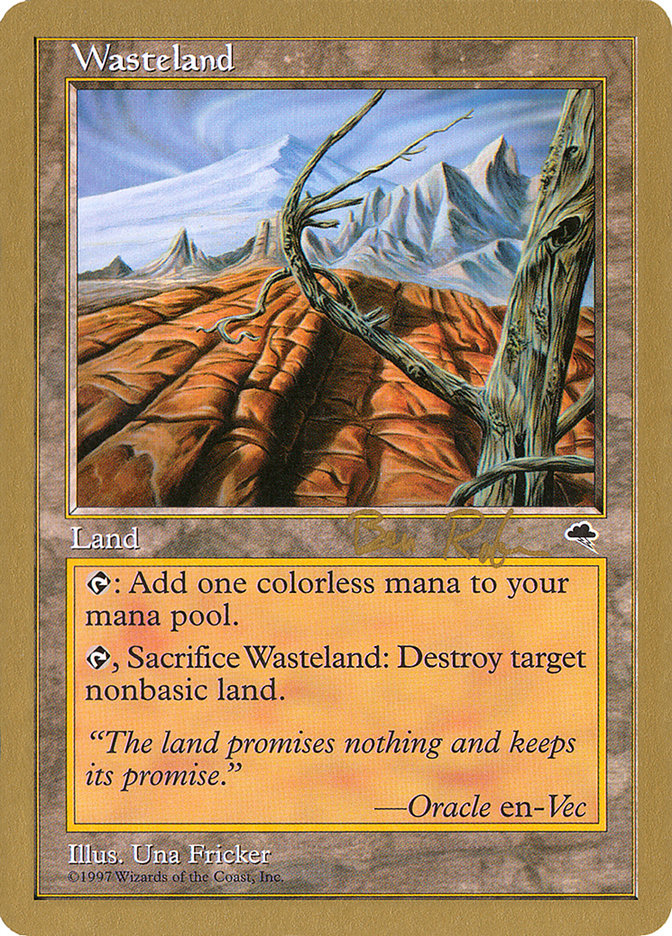 Wasteland (Ben Rubin) [World Championship Decks 1998] | Fandemonia Ltd