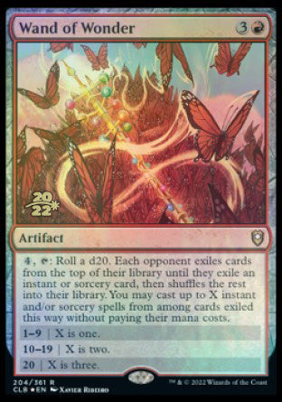 Wand of Wonder [Commander Legends: Battle for Baldur's Gate Prerelease Promos] | Fandemonia Ltd