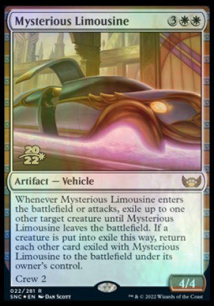 Mysterious Limousine [Streets of New Capenna Prerelease Promos] | Fandemonia Ltd