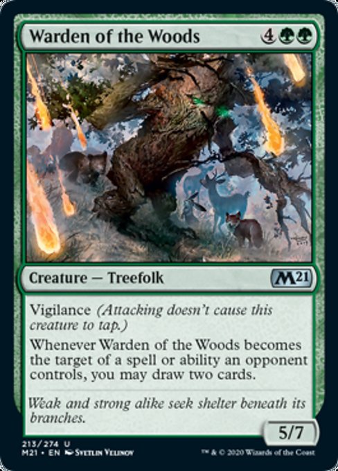 Warden of the Woods [Core Set 2021] | Fandemonia Ltd