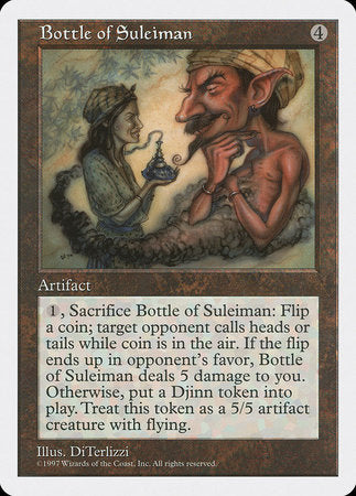 Bottle of Suleiman [Fifth Edition] | Fandemonia Ltd