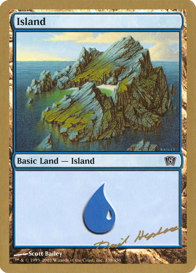 Island (dh338) (Dave Humpherys) [World Championship Decks 2003] | Fandemonia Ltd