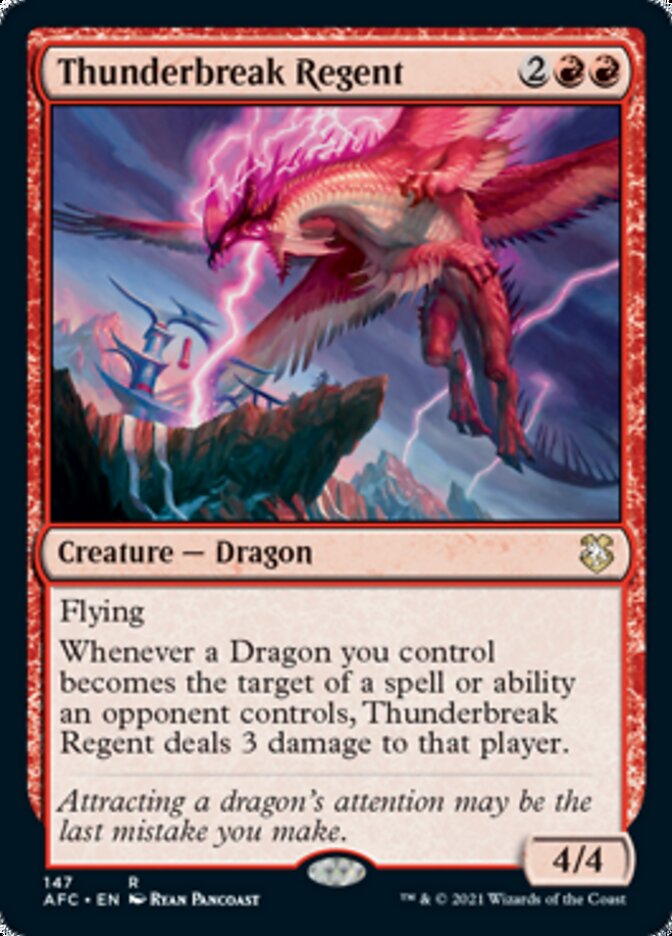 Thunderbreak Regent [Dungeons & Dragons: Adventures in the Forgotten Realms Commander] | Fandemonia Ltd