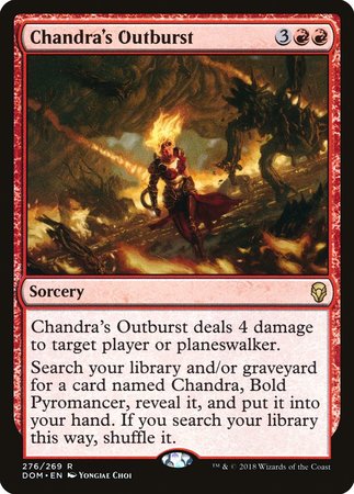 Chandra's Outburst [Dominaria] | Fandemonia Ltd