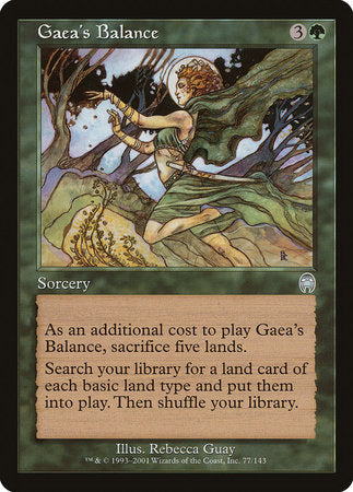 Gaea's Balance [Apocalypse] | Fandemonia Ltd