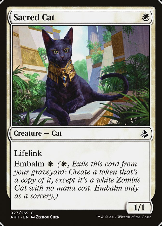 Sacred Cat [Amonkhet] | Fandemonia Ltd