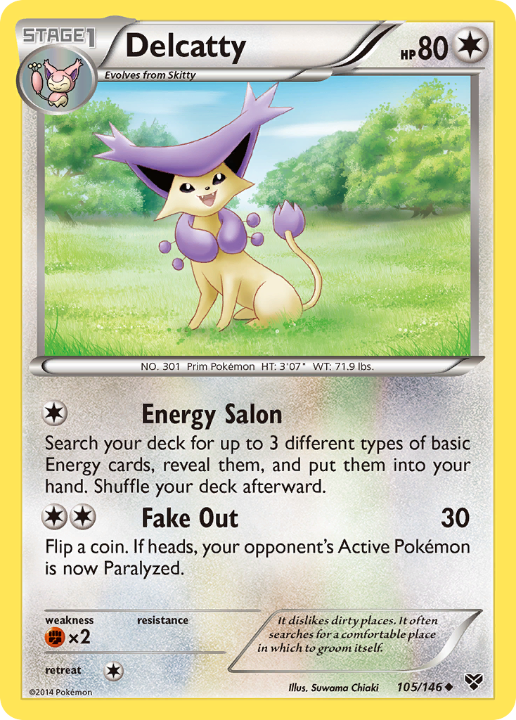 Delcatty (105/146) [XY: Base Set] | Fandemonia Ltd