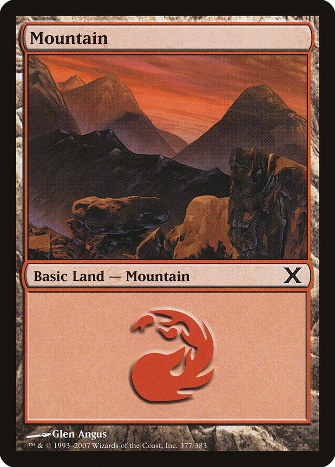 Mountain (377) [Tenth Edition] | Fandemonia Ltd
