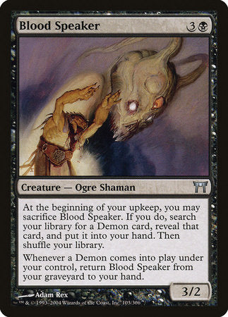 Blood Speaker [Champions of Kamigawa] | Fandemonia Ltd
