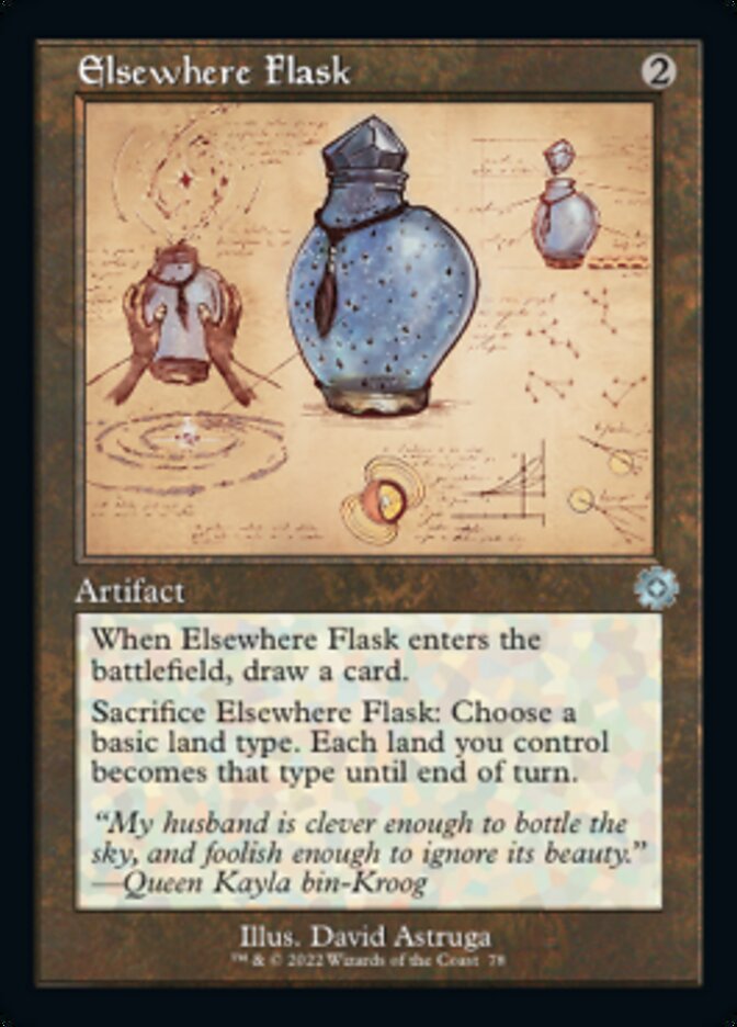 Elsewhere Flask (Retro Schematic) [The Brothers' War Retro Artifacts] | Fandemonia Ltd