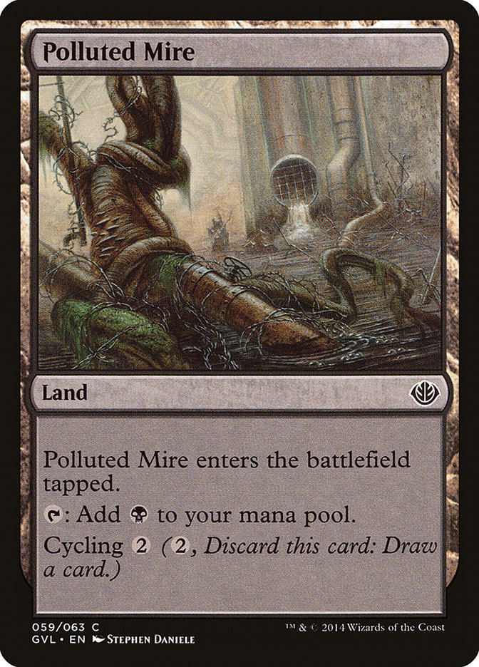 Polluted Mire (Garruk vs. Liliana) [Duel Decks Anthology] | Fandemonia Ltd