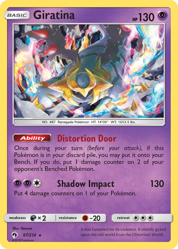 Giratina (97/214) (Theme Deck Exclusive) [Sun & Moon: Lost Thunder] | Fandemonia Ltd