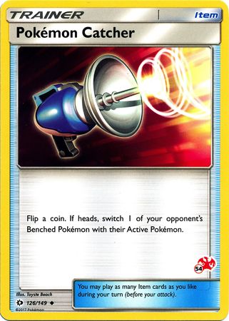 Pokemon Catcher (126/149) (Charizard Stamp #54) [Battle Academy 2020] | Fandemonia Ltd