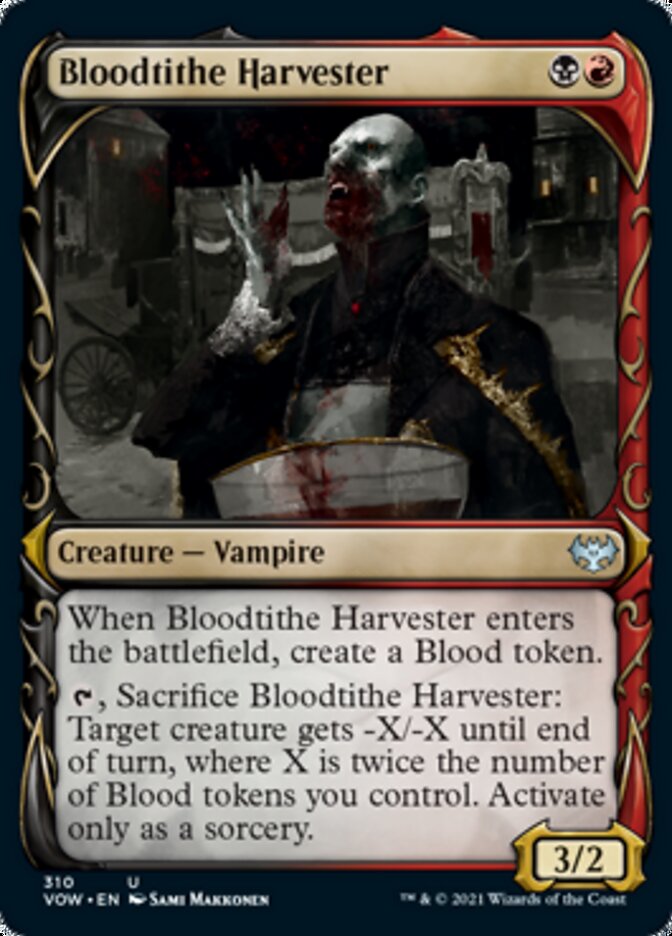 Bloodtithe Harvester (Showcase Fang Frame) [Innistrad: Crimson Vow] | Fandemonia Ltd