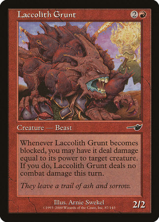 Laccolith Grunt [Nemesis] | Fandemonia Ltd