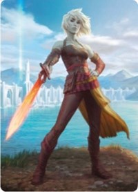 Nahiri, Heir of the Ancients 1 Art Card [Zendikar Rising Art Series] | Fandemonia Ltd