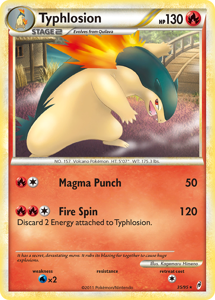 Typhlosion (35/95) [HeartGold & SoulSilver: Call of Legends] | Fandemonia Ltd