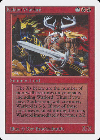 Keldon Warlord [Unlimited Edition] | Fandemonia Ltd