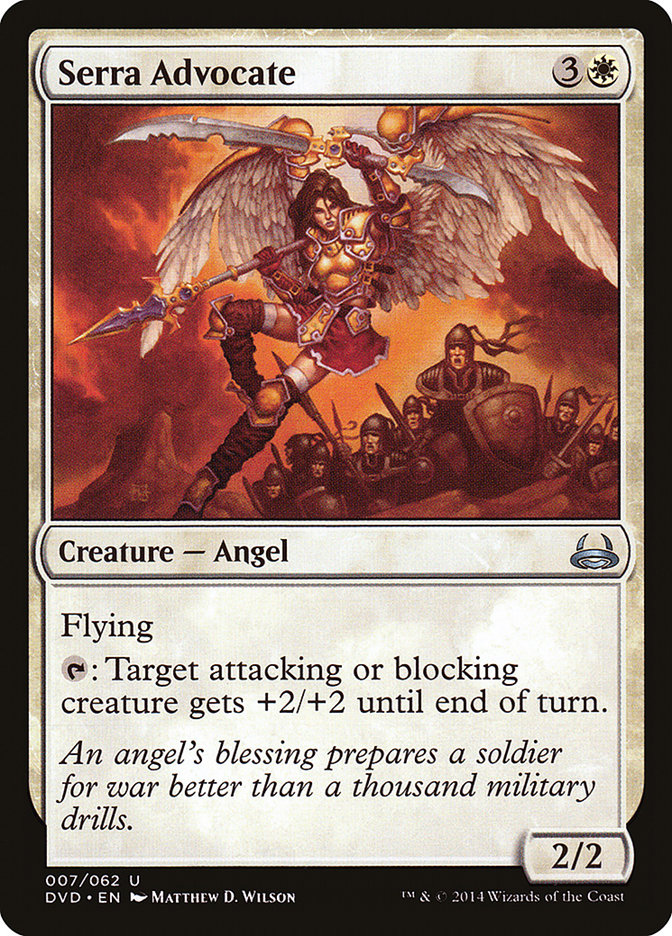 Serra Advocate (Divine vs. Demonic) [Duel Decks Anthology] | Fandemonia Ltd