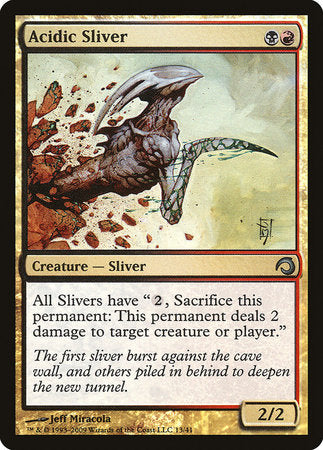 Acidic Sliver [Premium Deck Series: Slivers] | Fandemonia Ltd