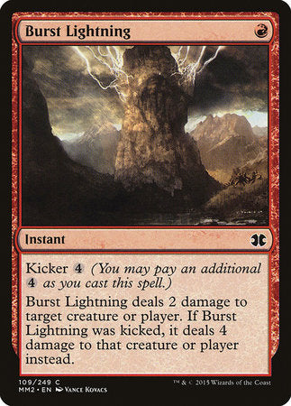 Burst Lightning [Modern Masters 2015] | Fandemonia Ltd