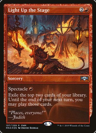 Light Up the Stage [Ravnica Allegiance Promos] | Fandemonia Ltd