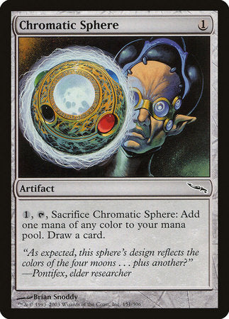Chromatic Sphere [Mirrodin] | Fandemonia Ltd