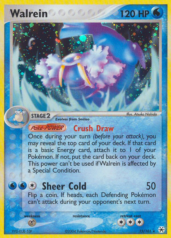 Walrein (15/101) [EX: Hidden Legends] | Fandemonia Ltd