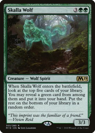 Skalla Wolf [Core Set 2019] | Fandemonia Ltd