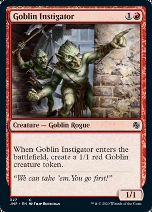 Goblin Instigator [Jumpstart] | Fandemonia Ltd