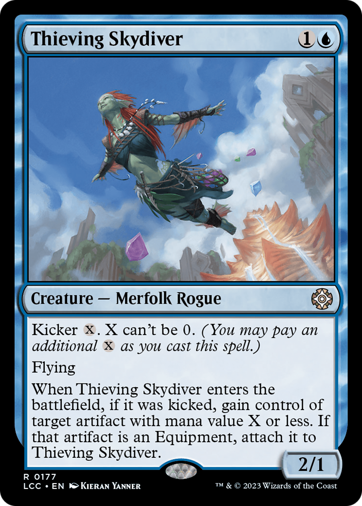Thieving Skydiver [The Lost Caverns of Ixalan Commander] | Fandemonia Ltd