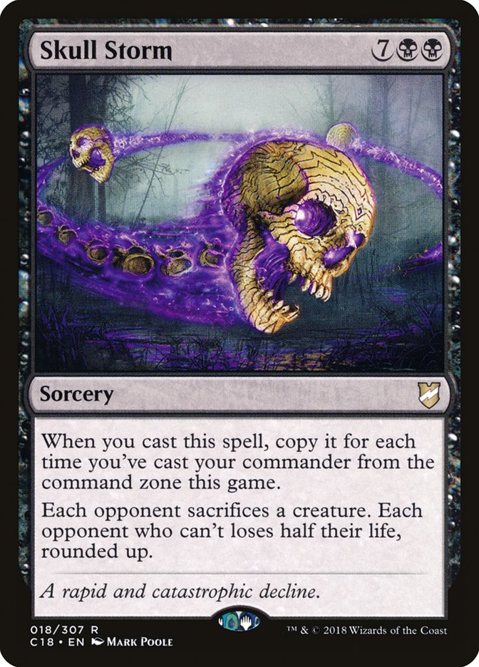 Skull Storm [Commander 2018] | Fandemonia Ltd