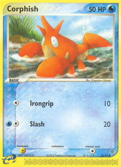 Corphish (53/97) [EX: Dragon] | Fandemonia Ltd