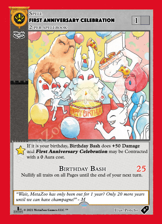 First Anniversary Celebration [Miscellaneous Promos] | Fandemonia Ltd