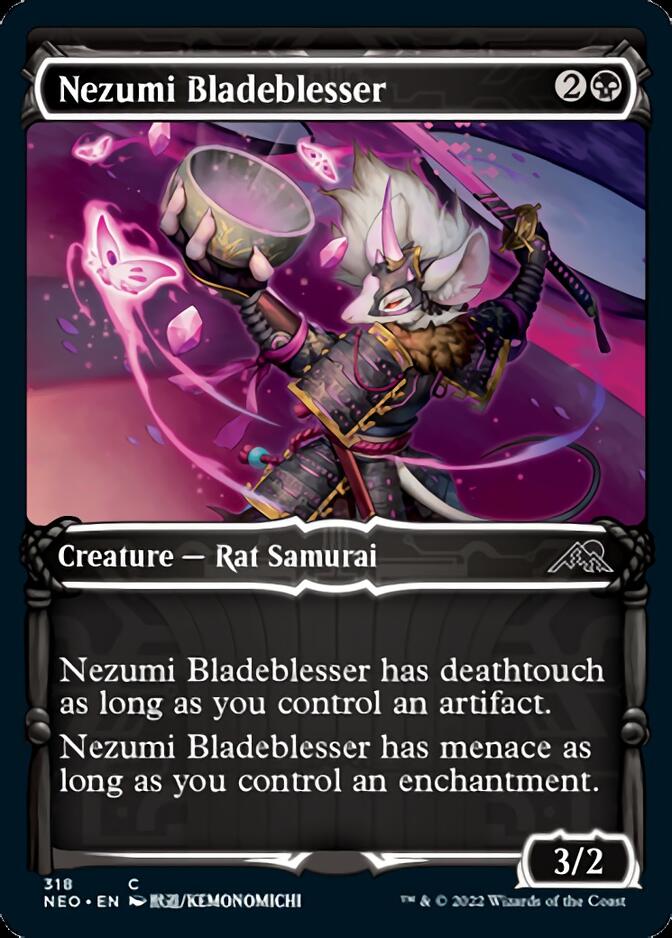 Nezumi Bladeblesser (Showcase Samurai) [Kamigawa: Neon Dynasty] | Fandemonia Ltd