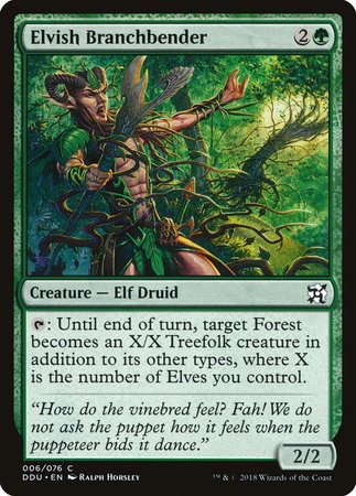 Elvish Branchbender [Duel Decks: Elves vs. Inventors] | Fandemonia Ltd