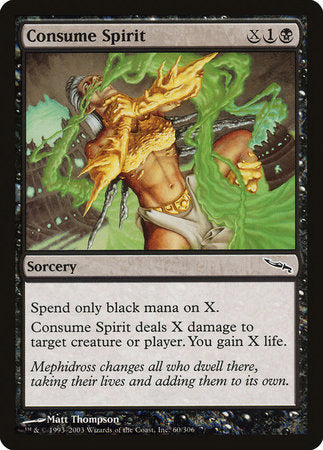 Consume Spirit [Mirrodin] | Fandemonia Ltd