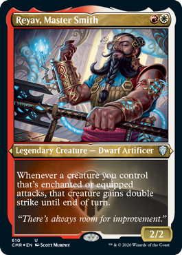 Reyav, Master Smith (Foil Etched) [Commander Legends] | Fandemonia Ltd