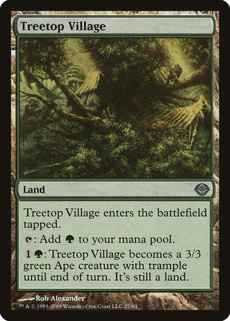 Treetop Village [Duel Decks: Garruk vs. Liliana] | Fandemonia Ltd