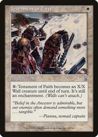 Testament of Faith [Odyssey] | Fandemonia Ltd