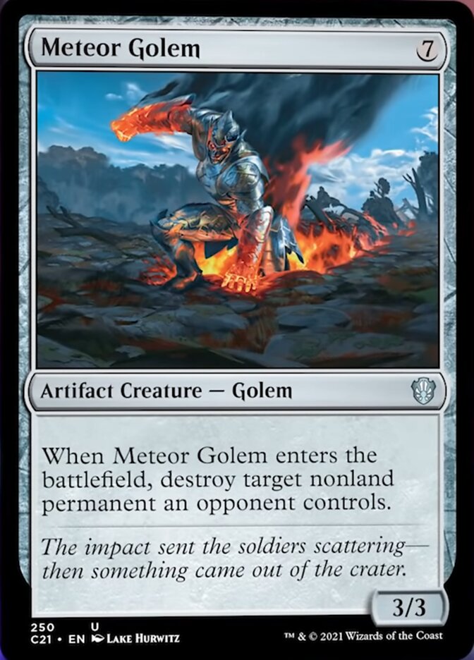Meteor Golem [Commander 2021] | Fandemonia Ltd