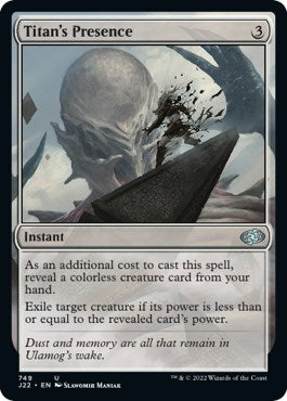 Titan's Presence [Jumpstart 2022] | Fandemonia Ltd