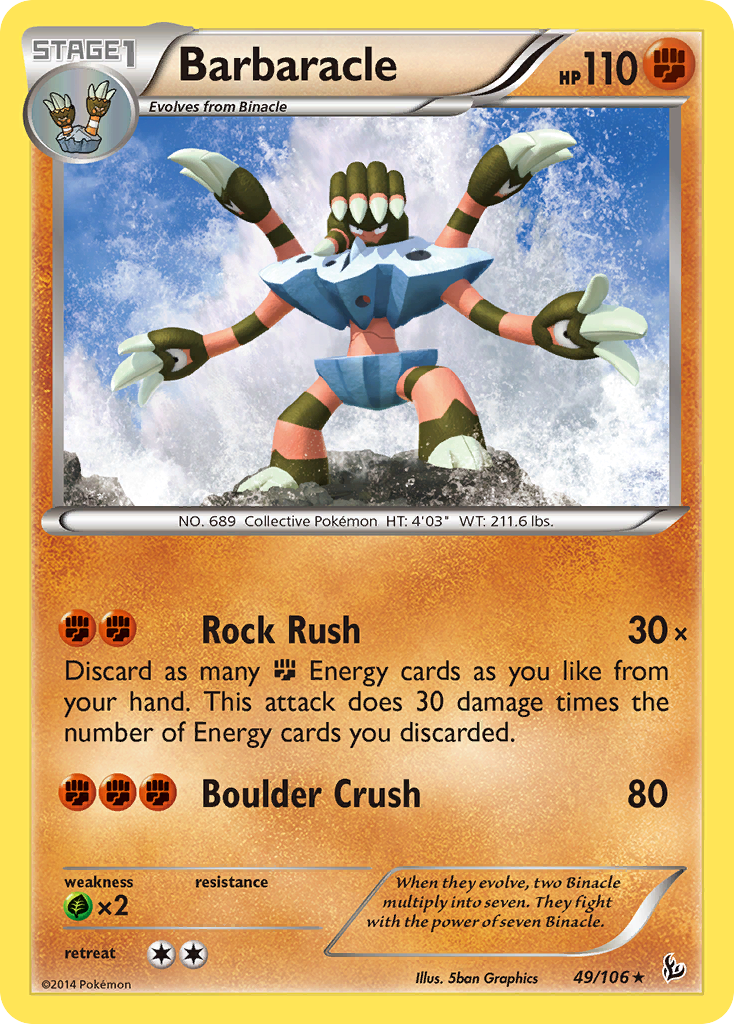 Barbaracle (49/106) [XY: Flashfire] | Fandemonia Ltd