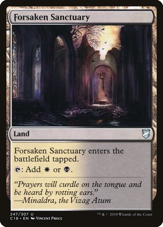 Forsaken Sanctuary [Commander 2018] | Fandemonia Ltd