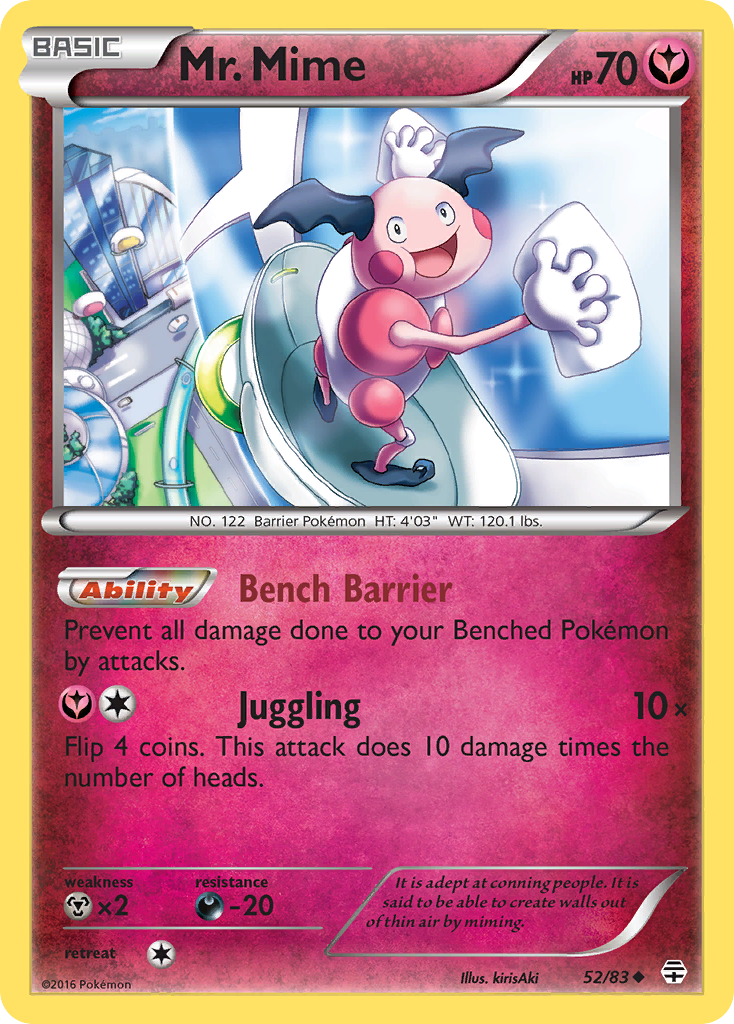 Mr. Mime (52/83) [XY: Generations] | Fandemonia Ltd