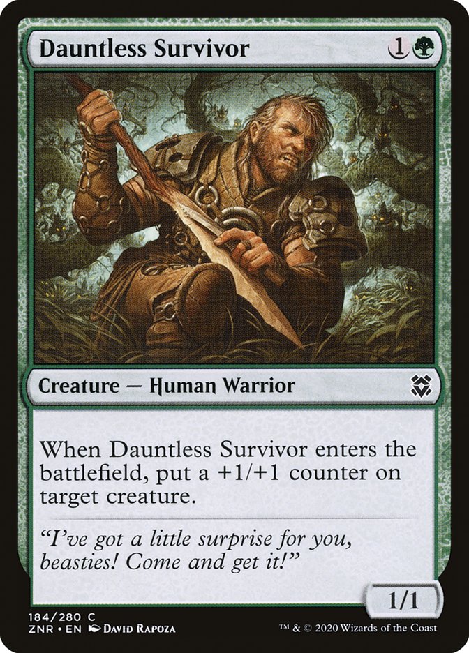 Dauntless Survivor [Zendikar Rising] | Fandemonia Ltd