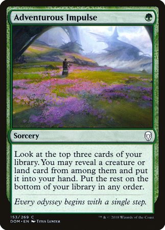 Adventurous Impulse [Dominaria] | Fandemonia Ltd