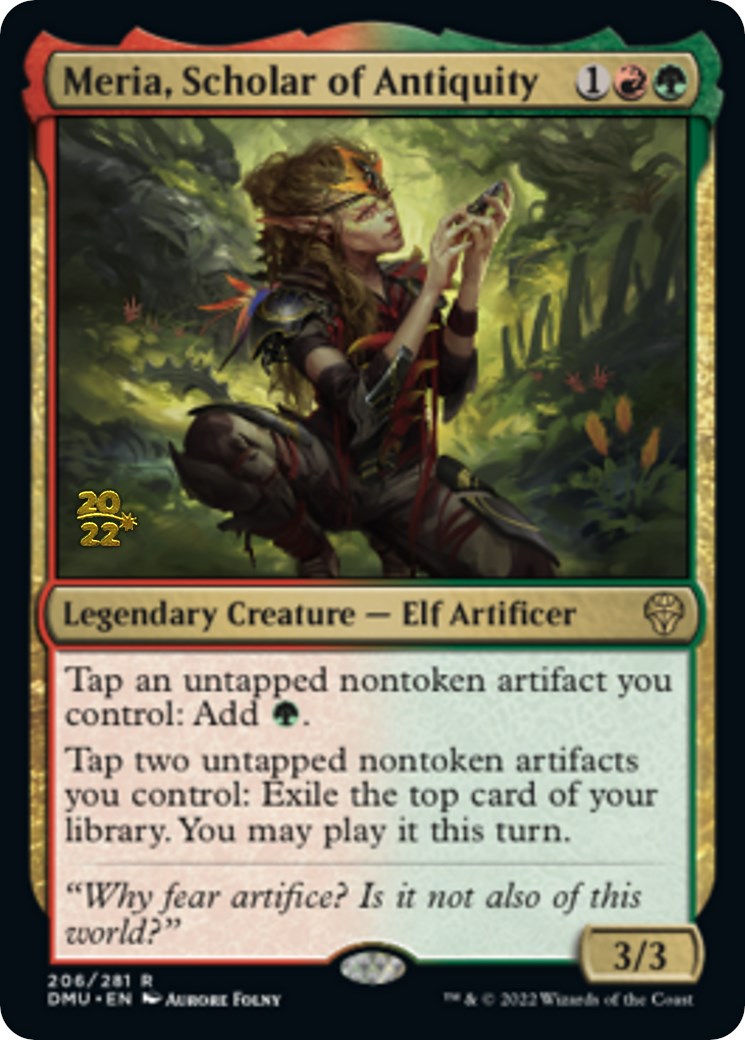 Meria, Scholar of Antiquity [Dominaria United Prerelease Promos] | Fandemonia Ltd
