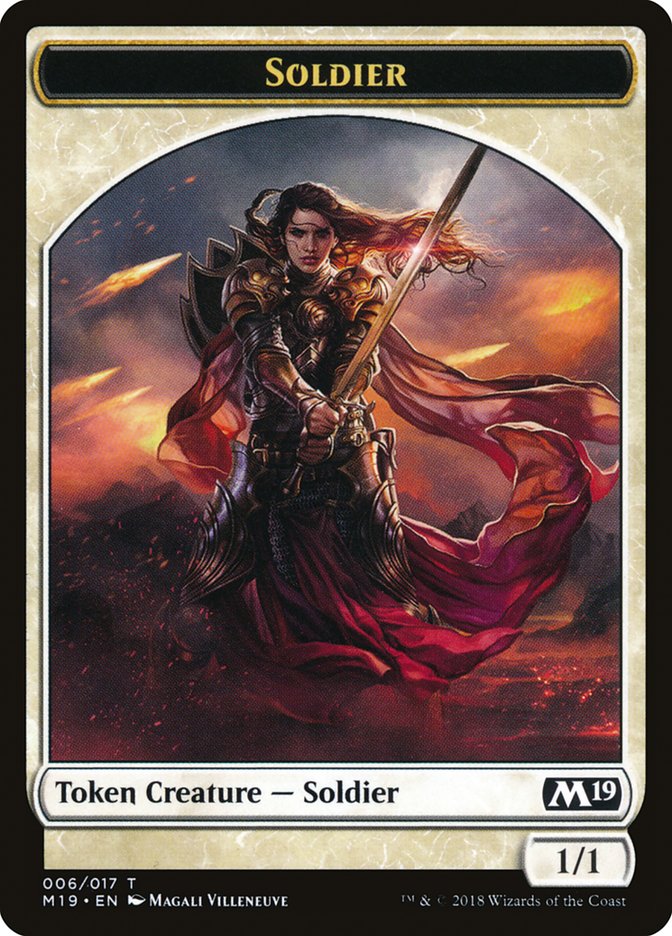 Soldier [Core Set 2019 Tokens] | Fandemonia Ltd